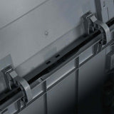 Garden Storage Box 90L Grey PP Wood Look