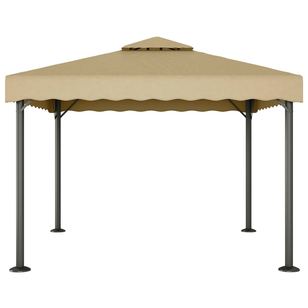 Gazebo Taupe 3x3 m Aluminium and Steel