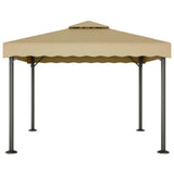 Gazebo Taupe 3x3 m Aluminium and Steel