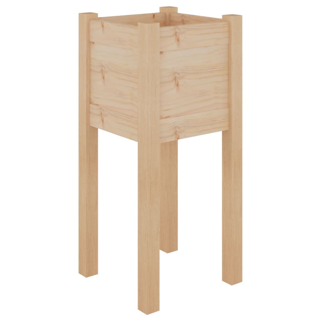 Garden Planter 31x31x70 cm Solid Pinewood