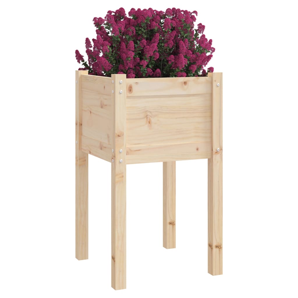 Garden Planter 40x40x70 cm Solid Pinewood