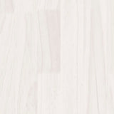 Garden Planters 2 pcs White 50x50x70 cm Solid Pinewood