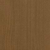 Garden Planters 2 pcs Honey Brown 70x70x70 cm Solid Pinewood