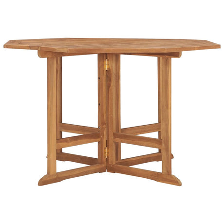 Folding Garden Dining Table 110x110x75 cm Solid Wood Teak