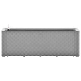 Garden Raised Bed with Self Watering System Grey 100x43x33 cm