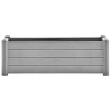 Garden Raised Bed PP Stone Grey 100x43x35 cm