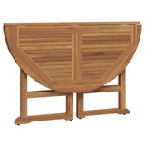 5 Piece Folding Outdoor Dining Set Solid Wood Teak