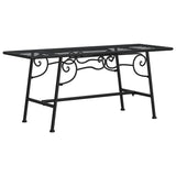 Tree Bench 110 cm Black Steel