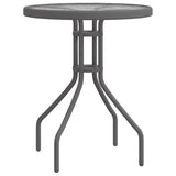 3 Piece Garden Bistro Set Grey