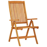 vidaXL Folding Garden Chairs 2 pcs Solid Wood Eucalyptus