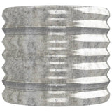 Garden Raised Bed Galvanised Steel 152x40x36 cm Silver
