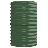 Garden Raised Bed Powder-coated Steel 224x40x68 cm Green