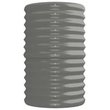Garden Raised Bed Galvanised Steel 224x40x68 cm Grey