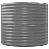 Garden Raised Bed Galvanised Steel 152x80x68 cm Grey