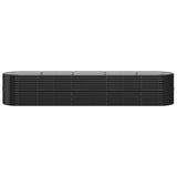Garden Raised Bed Powder-coated Steel 368x80x68 cm Anthracite