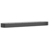 Garden Raised Bed Galvanised Steel 507x100x36 cm Anthracite