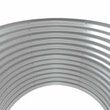 Garden Raised Bed Galvanised Steel 100x100x68 cm Brown