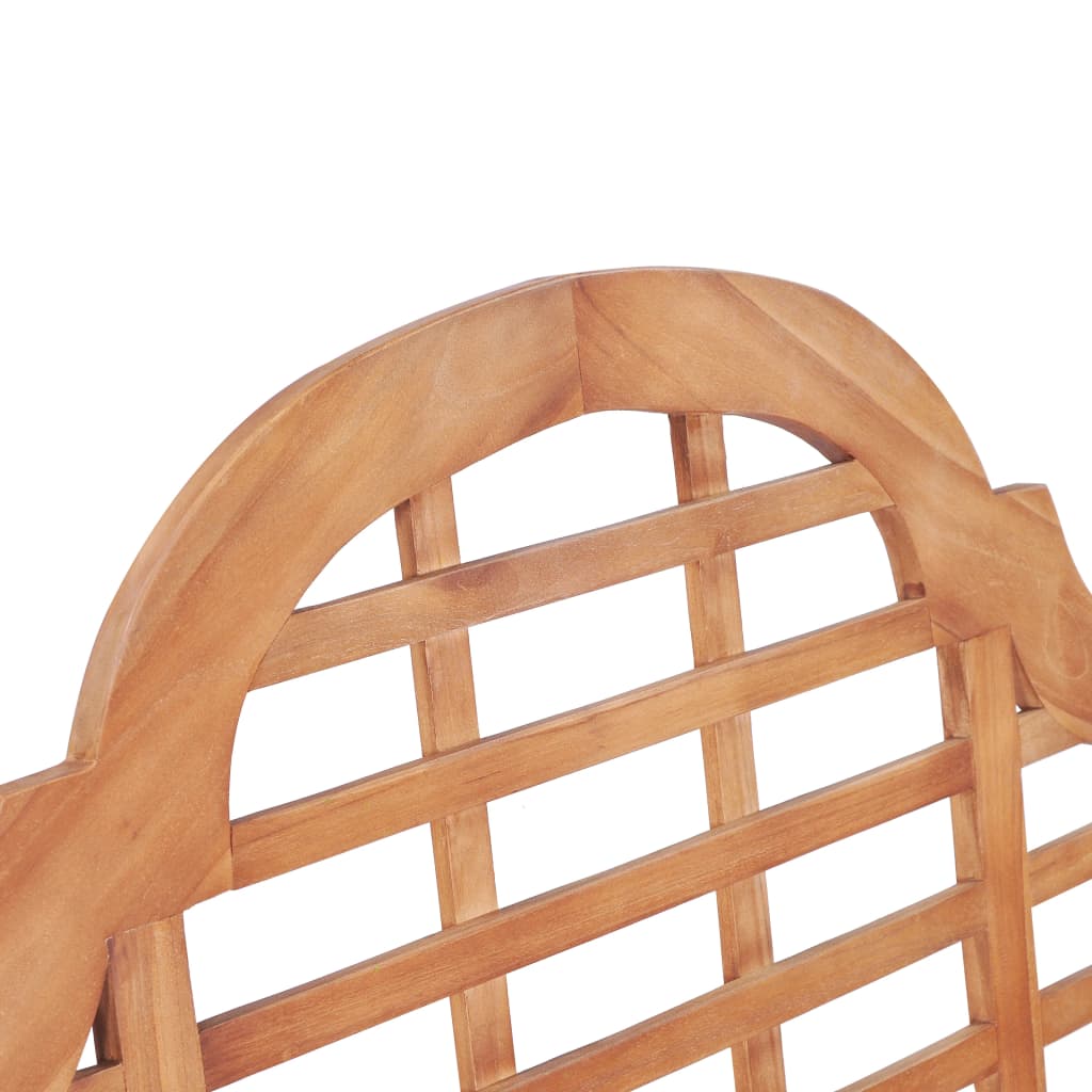 vidaXL Garden Bench 127x58.5x92.5 cm Solid Wood Teak