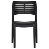 vidaXL Garden Chairs 2 pcs Anthracite Polypropylene