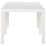 Garden Table 220x90x72 cm PP White