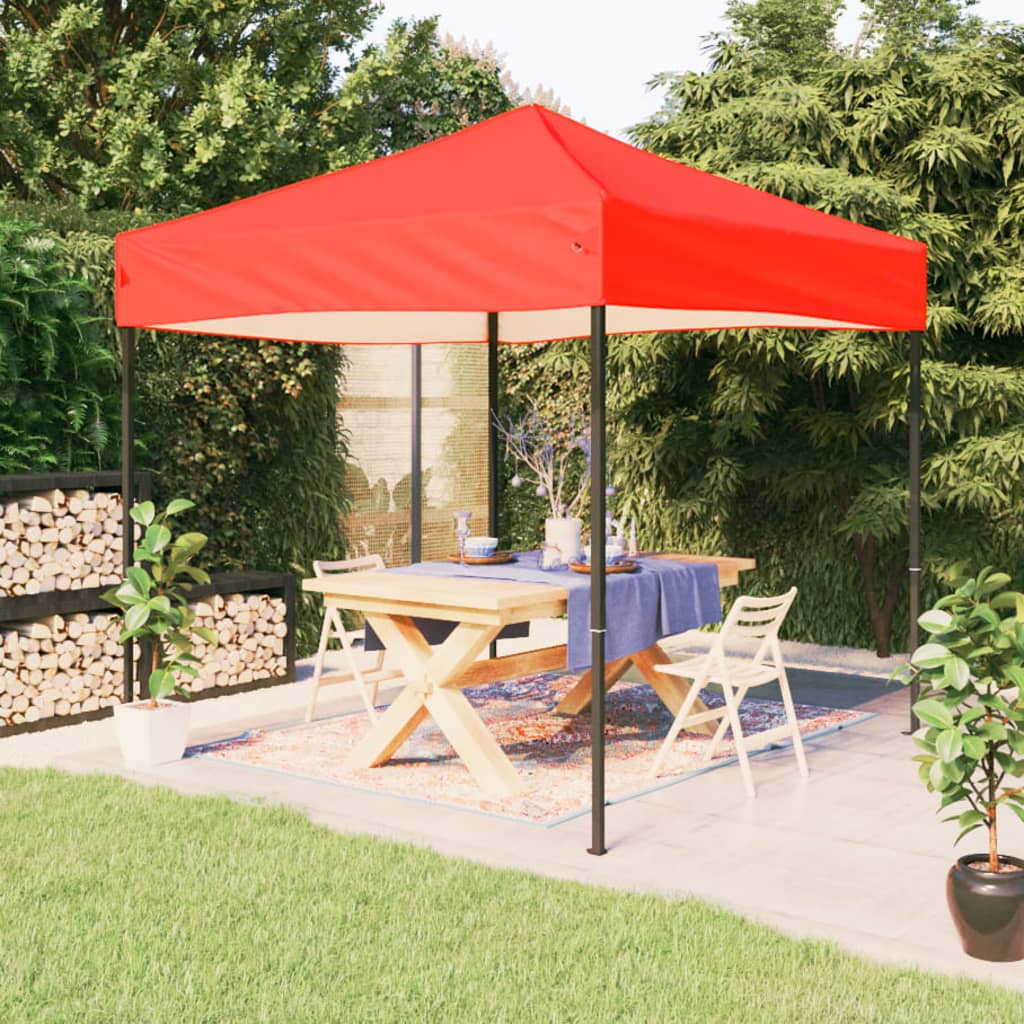 Folding Party Tent Red 2x2 m