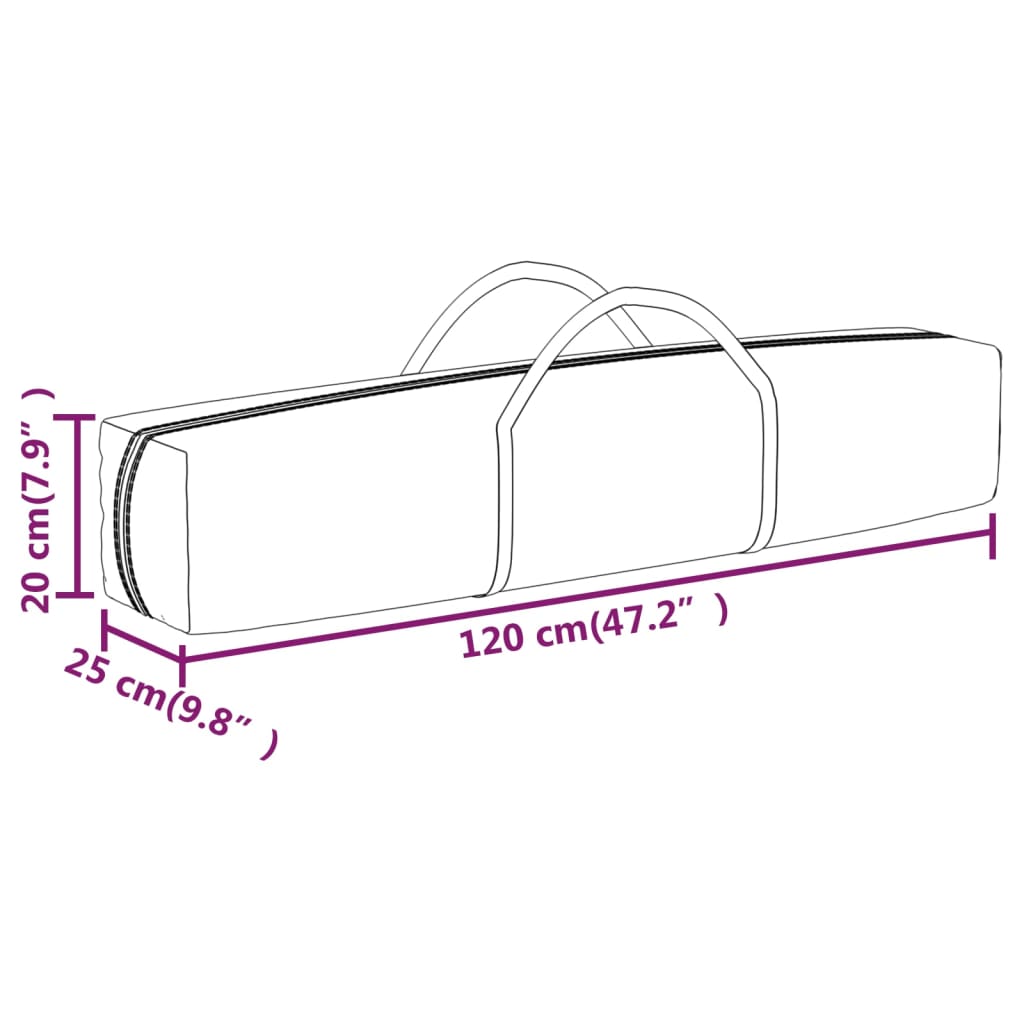 Folding Party Tent Anthracite 3x3 m