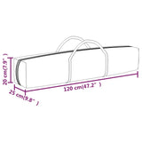 Folding Party Tent with Sidewalls Black 3x6 m