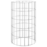 Circular Gabion Raised Beds 3 pcs Galvanised Steel Ø30x50 cm