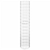 Circular Gabion Raised Beds 3 pcs Galvanised Steel Ø30x150 cm