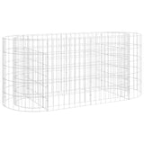 Gabion Raised Bed Galvanised Iron 120x50x50 cm