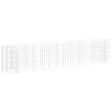 Gabion Raised Bed Galvanised Iron 260x50x50 cm