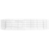 Gabion Raised Bed Galvanised Iron 260x50x50 cm