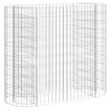 Gabion Raised Bed Galvanised Iron 120x50x100 cm