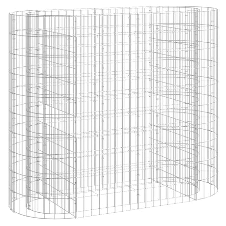 Gabion Raised Bed Galvanised Iron 120x50x100 cm