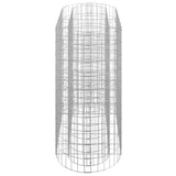 Gabion Raised Bed Galvanised Iron 120x50x100 cm