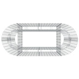 Gabion Raised Bed Galvanised Iron 120x50x100 cm