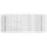 Gabion Raised Bed Galvanised Iron 260x50x100 cm
