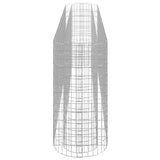 Gabion Raised Bed Galvanised Iron 330x50x100 cm
