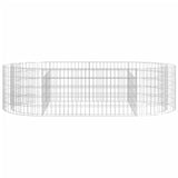 Gabion Raised Bed Galvanised Iron 200x100x50 cm