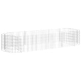 Gabion Raised Bed Galvanised Iron 300x100x50 cm