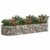 Gabion Raised Bed Galvanised Iron 300x100x50 cm