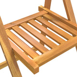 Folding Garden Chairs 4 pcs Solid Wood Acacia