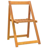 Folding Garden Chairs 8 pcs Solid Wood Acacia