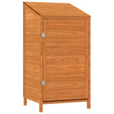 Garden Shed Brown 55x52x112 cm Solid Wood Fir