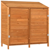 Garden Shed Brown 102x52x112 cm Solid Wood Fir