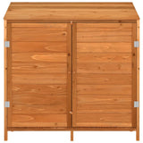 Garden Shed Brown 102x52x112 cm Solid Wood Fir