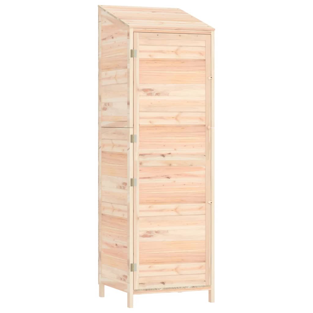 Garden Shed 55x52x174.5 cm Solid Wood Fir