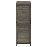 Garden Shed Anthracite 55x52x174.5 cm Solid Wood Fir