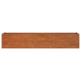 Garden Raised Bed Rusty 240x40x45 cm Corten Steel