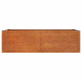 Garden Raised Bed Rusty 160x80x45 cm Corten Steel